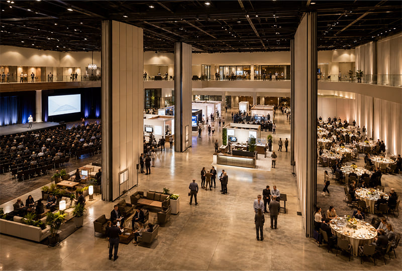 Flexible hall configurations at DTC Expo Center