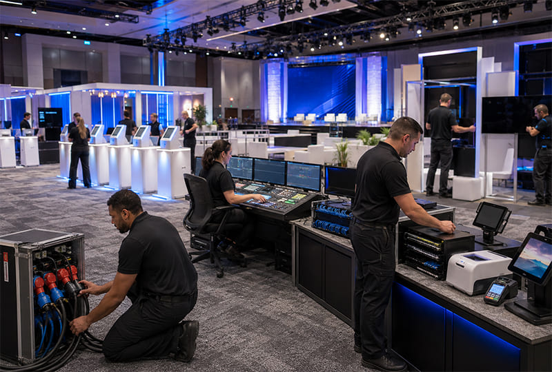 Event infrastructure and connectivity at DTC Expo Center